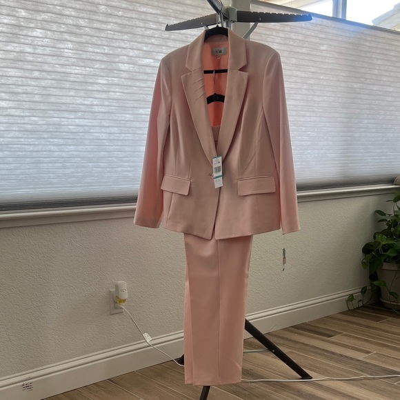 Le Suit Other - Le Suit Soft Pink Blazer and Pants Ensemble